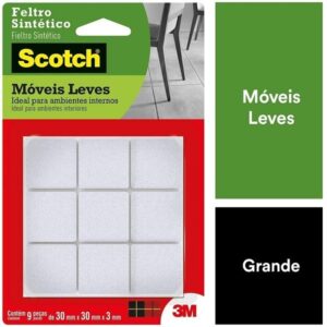 Feltro Adesivo Quadrado 3M Scotch para Móveis