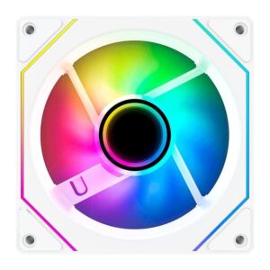 Ventoinha RGB Acegeek 120mm Branco