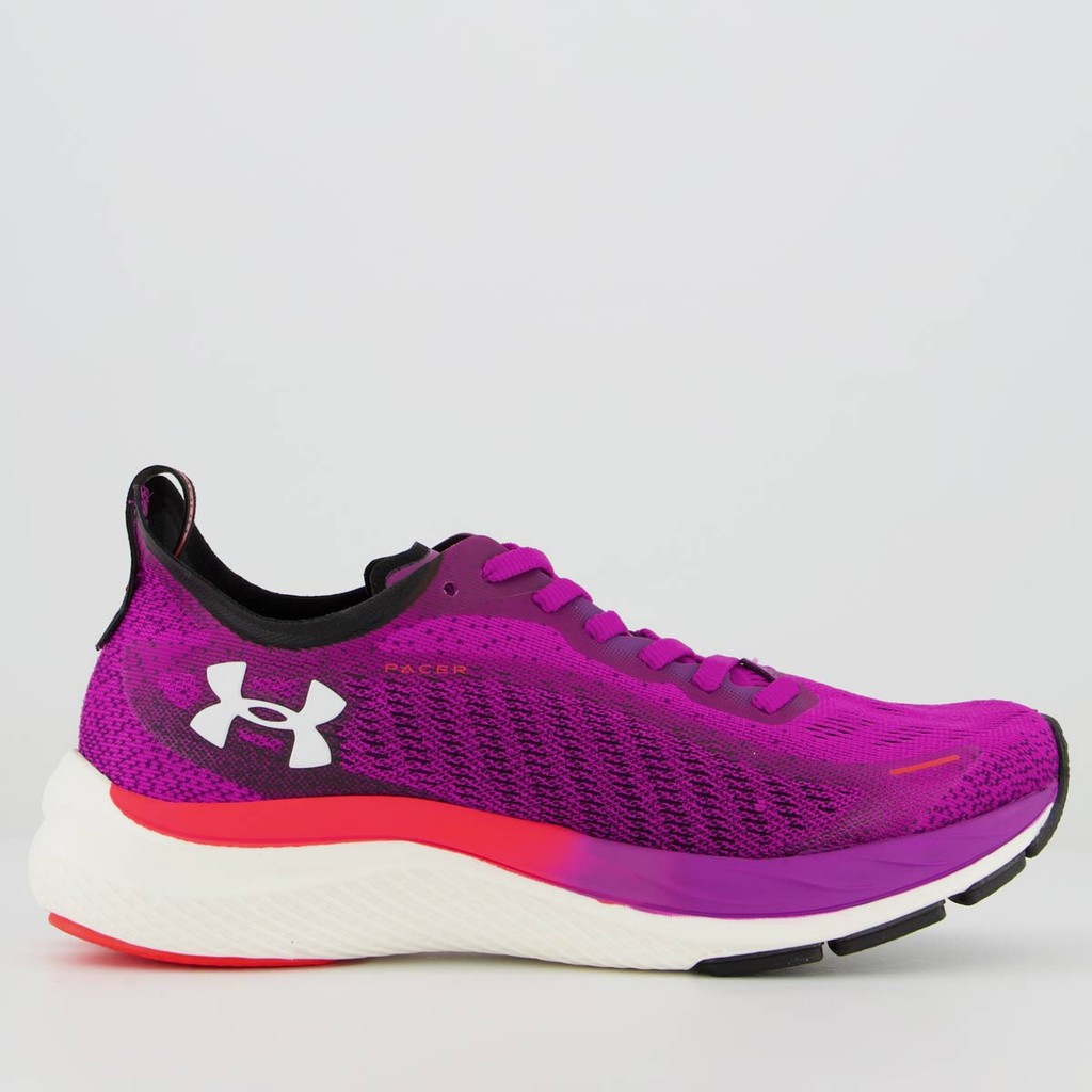 T?nis Corrida Under Armour Pacer Roxa Feminino 1 Tênis Corrida Under Armour Pacer Roxa Feminino