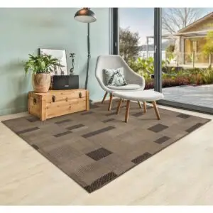 Tapete Sala Sarja Juta 1,50x2,00 São Carlos Polipropileno