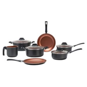 Jogo de Panelas Brinox Topázio 7 Peças Antiaderente