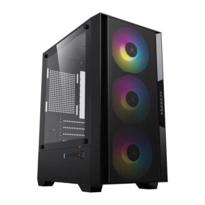 Gabinete Gamer Acegeek Stratus Mesh Black