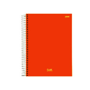 Caderno 10 Matérias Universitário Stiff - Jandaia CAPA:LARANJA