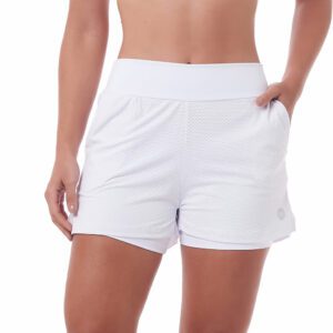 Short Fitness Active Branco UV50+