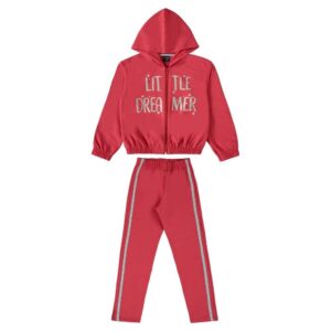 Conjunto Infantil Menina Pelúcia Glitter