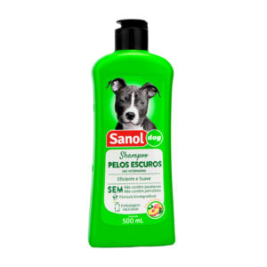 SHAMPOO PELOS ESCUROS 500ML SANOL DOG