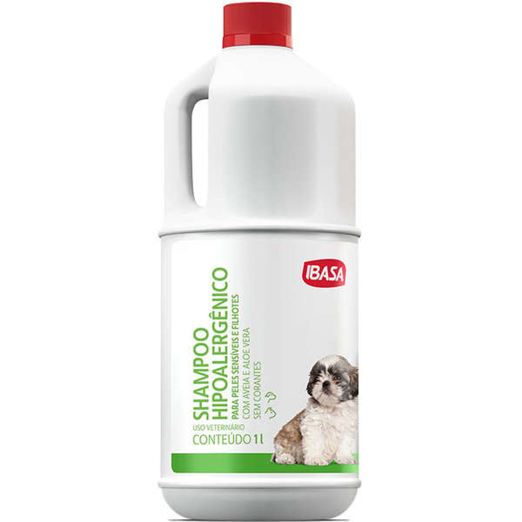 Shampoo Hipoalergênico Ibasa 1 Litro 1 Shampoo Hipoalergênico Ibasa 1 Litro