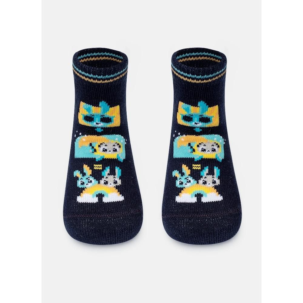 Meia Soquete Beb? Coelho Algod?o Puket 1 Meia Soquete Bebê Coelho Algodão Puket