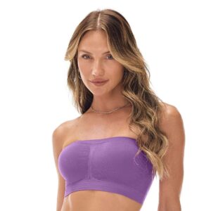 Top Tulipa Lilás Sem Costura