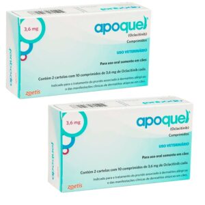 Kit 2un. Apoquel 3,6Mg com 20 Comprimidos