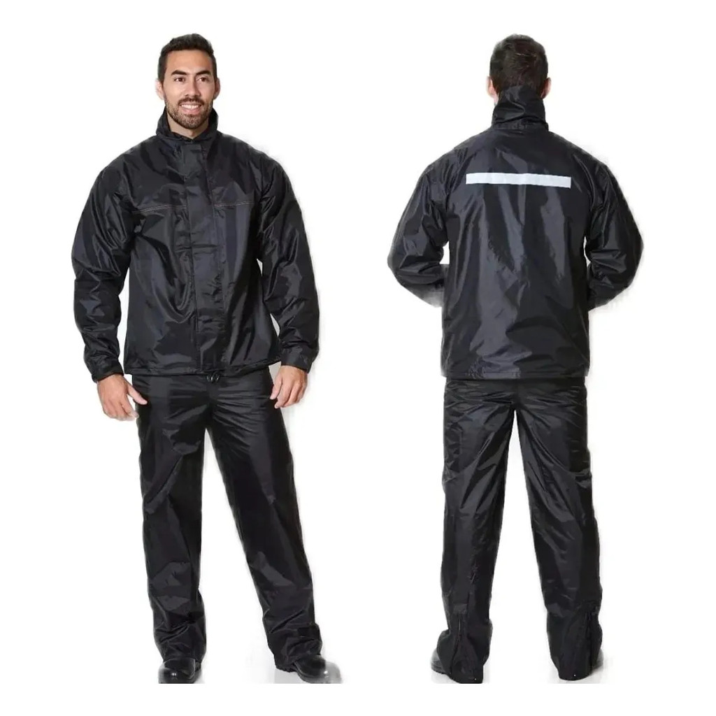 Conjunto Motoqueiro Imperme?vel Nylon G 1 Conjunto Motoqueiro Capa De Chuva De Nylon Impermeável Tam.G