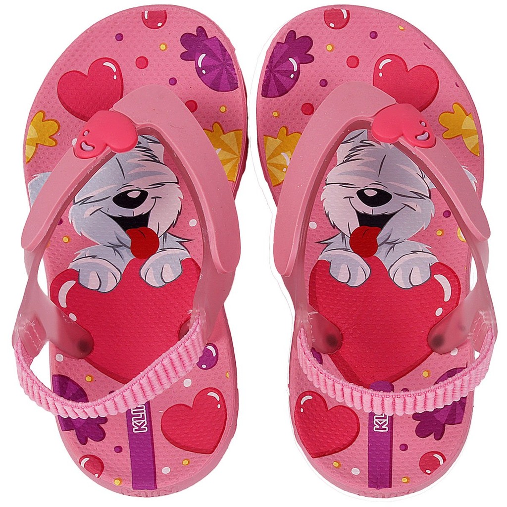 Chinelo Infantil Menina Klin Aqua Print 1 Chinelo Infantil Menina Klin Aqua Print