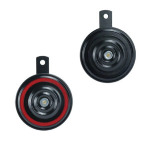 Par Buzina Paquerinha 12v Universal Bi-bi Automotiva Carro