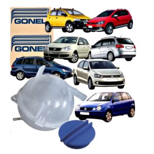 Reservatório Agua Radiador Fox Crossfox 2 Bicos C Tampa Sem Sensor