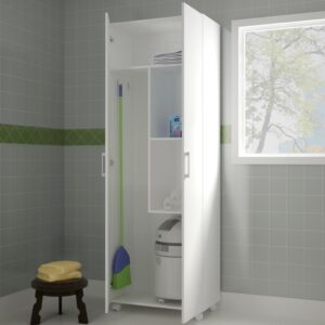 Armário Multiuso 2 Portas Branco Fosco