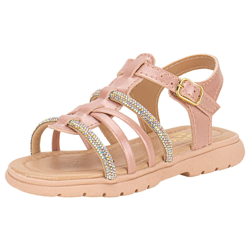 Sand?lia Infantil Lily Kids 10162 Strass 1 Sandália Infantil Lily Kids 10162