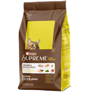 Ração Quatree Supreme Gatos Castrados Sabor Frango e Batata Doce 10kg
