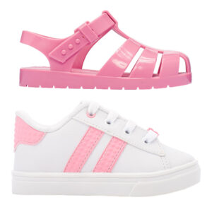 Combo Tenis Infantil mais Sandalia Menina Funfy Kids Blocks 015A