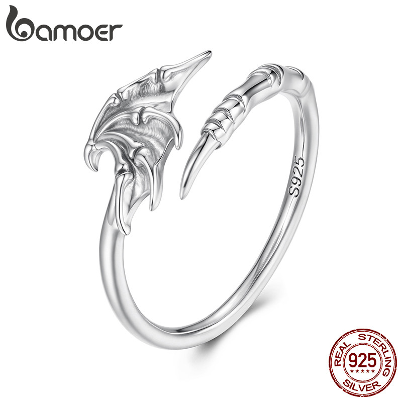 Anel Prata 925 Halloween Dem?nio Bamoer 1 Anel Prata 925 Halloween Demônio Bamoer
