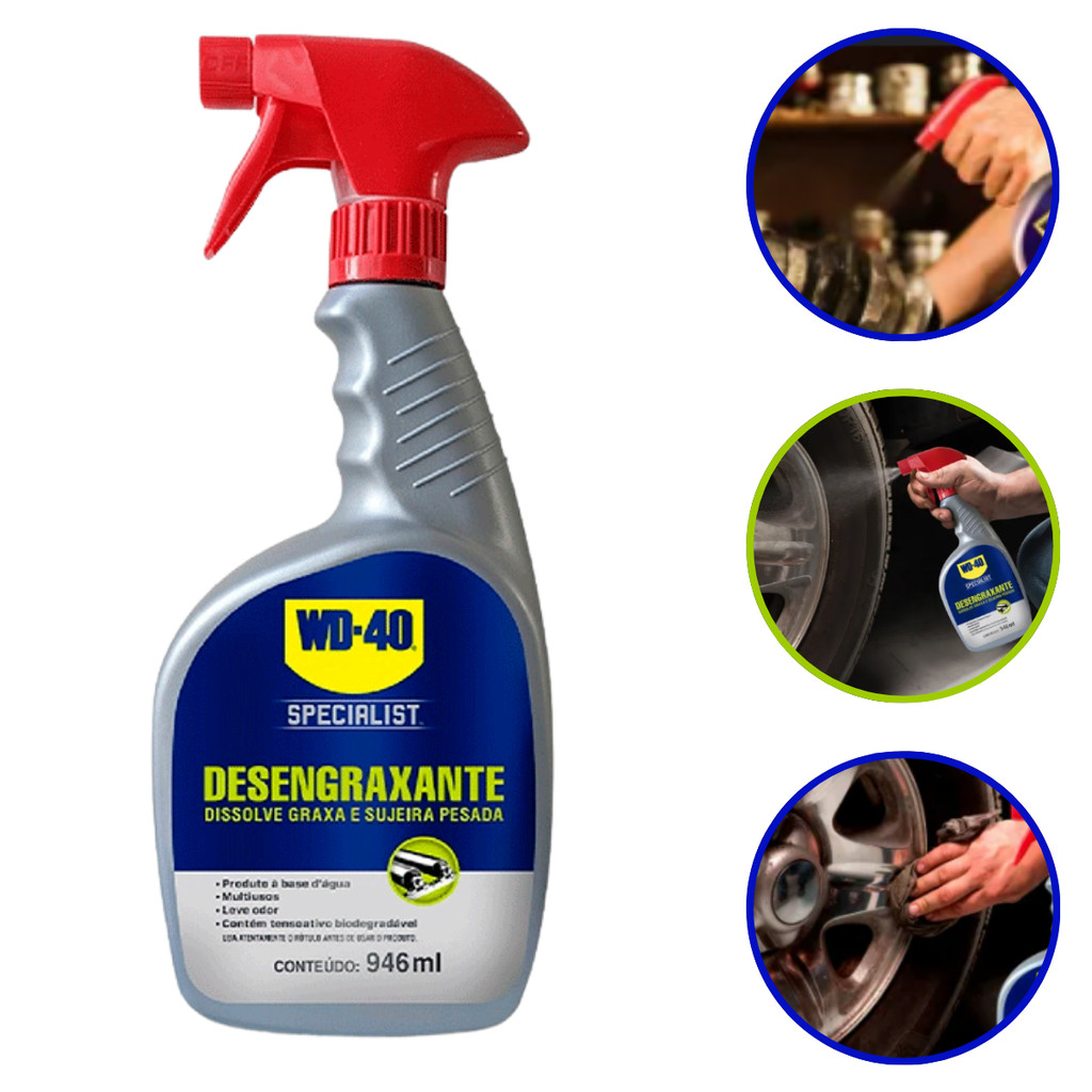 Desengraxante WD-40 Specialist 946ml 1 Desengraxante Spray Para Limpeza Pesada 946ml Wd-40 Specialist
