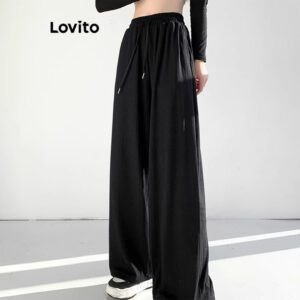 Calça Casual de Verão Feminina com Cordão