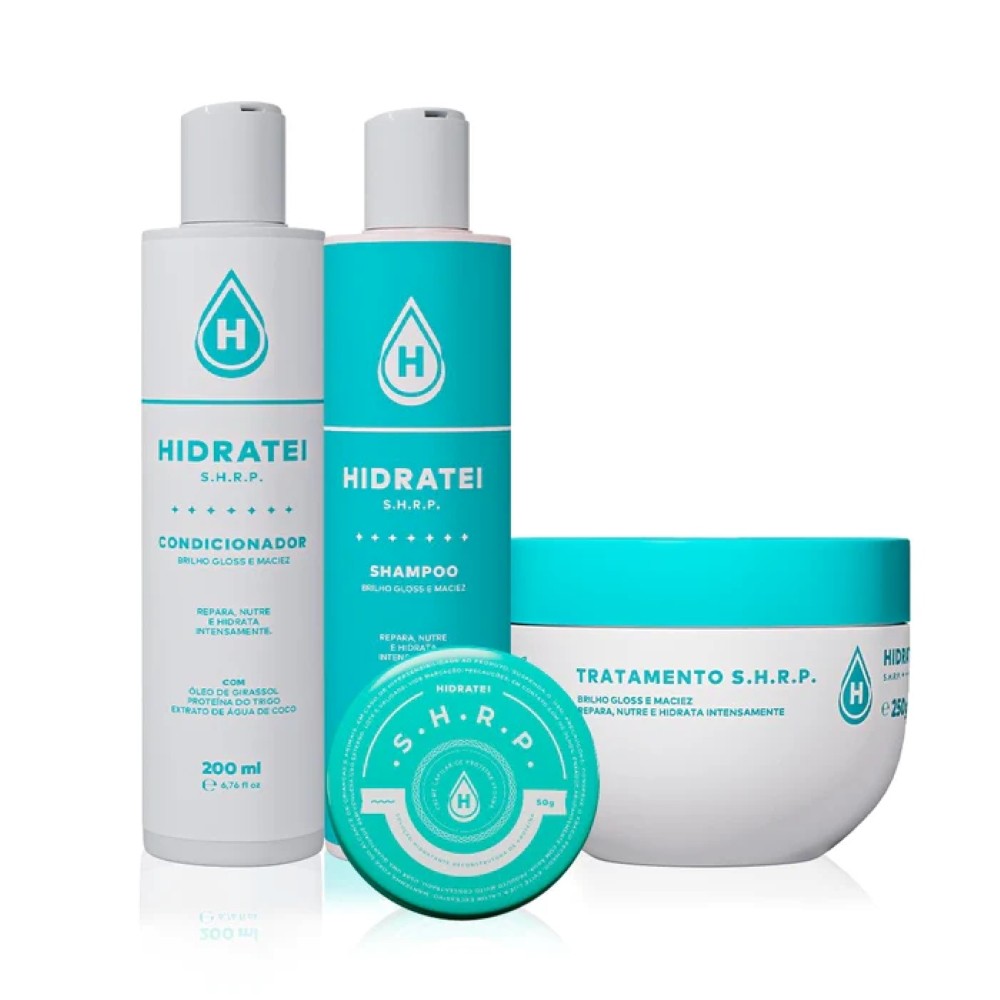 Kit Gloss SHRP Hidratei - Cabelos Brilhantes 1 Kit Gloss SHRP Hidratei - Cabelos Brilhantes