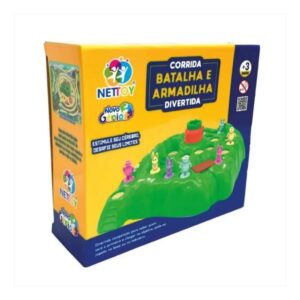 Brinquedo Infantil Educativo Jogo Batalha Armadilha Divertida Nettoy Raciocínio Lógica Escolar