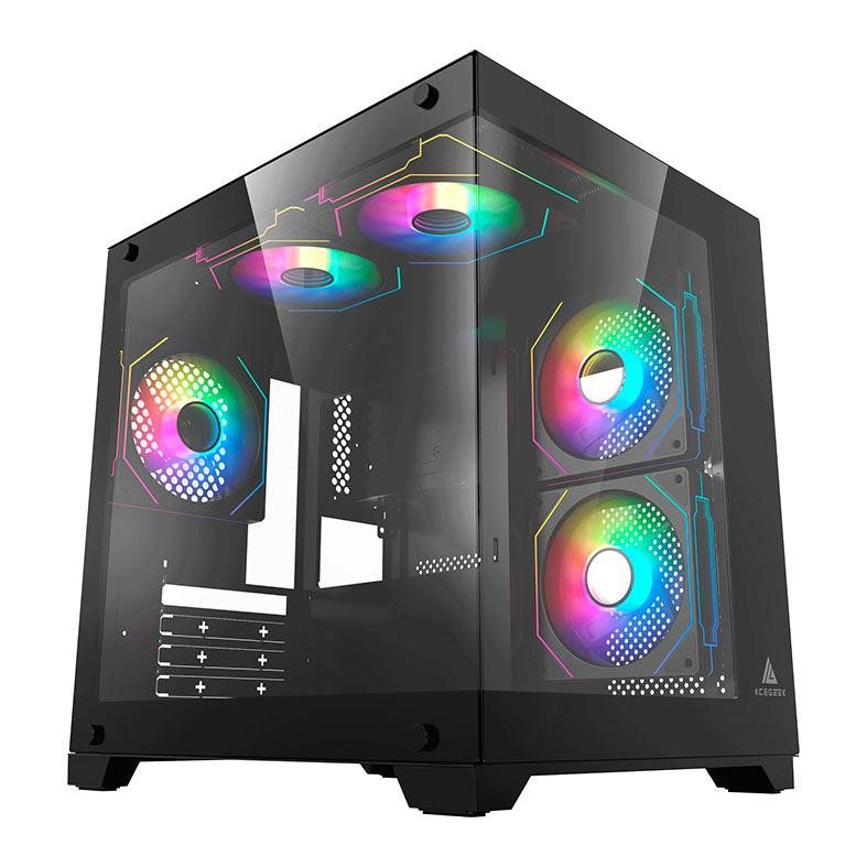 Gabinete Gamer Acegeek L375 Vidro Temperado 1 Gabinete Gamer Acegeek L375 Vidro Temperado