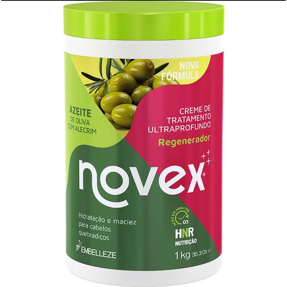 Creme Novex Azeite Oliva 1kg - Nutri??o e Defini??o 1 Creme Tratamento Novex Azeite de Oliva 1Kg