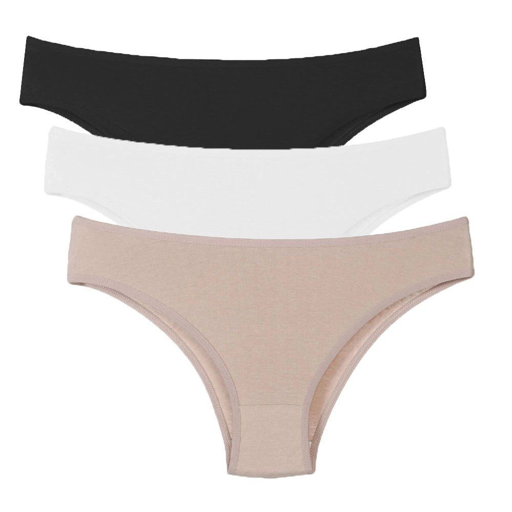 Calcinha Tanga Algod?o Feminina 1 Calcinha Tanga Algodão Feminina