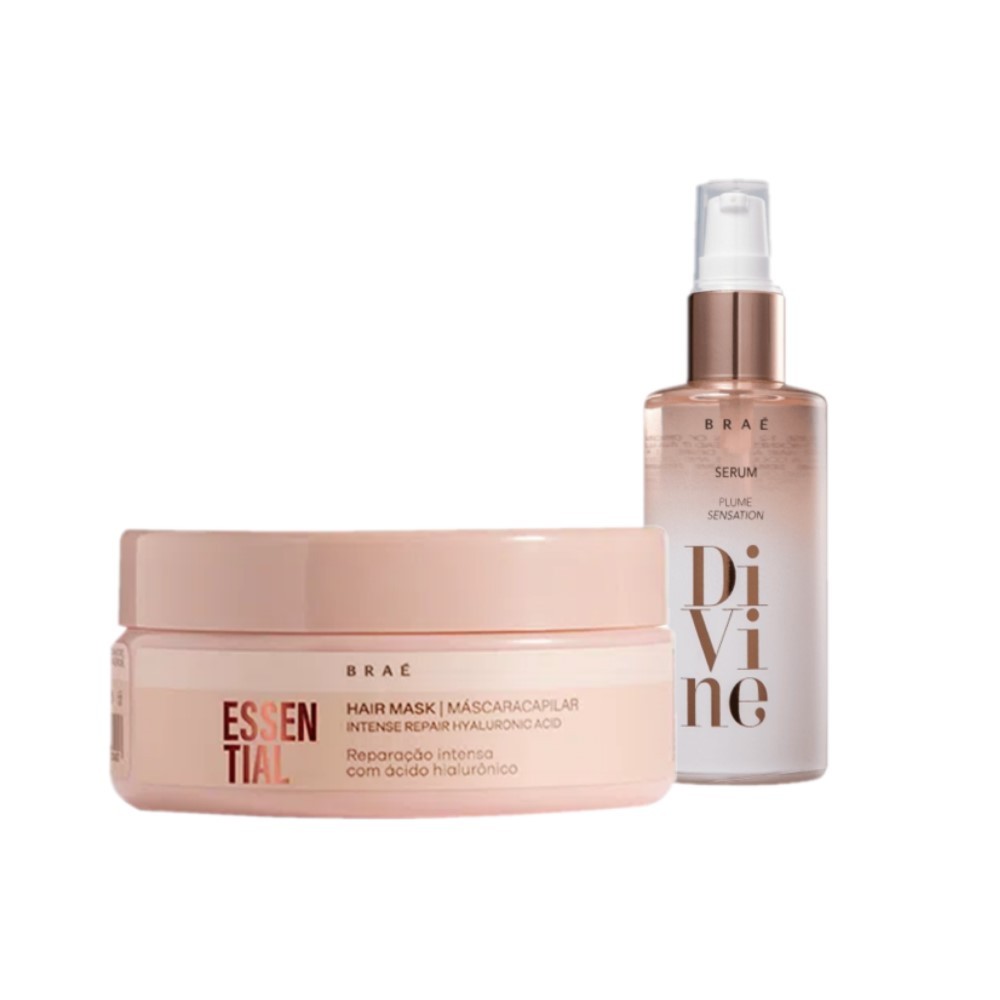 Kit Braé Essential Máscara + Óleo Plume 1 Kit Braé Essential Máscara + Óleo Plume