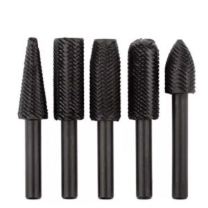 Kit 5 Limas Rotativas Aço Furadeira