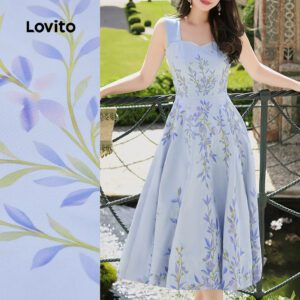 Vestido Elegante Floral Estruturado