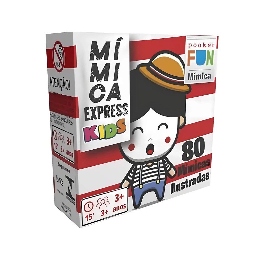 Jogo M?mica Express Kids - 40 Cartas Cooper Fun 1 Jogo Mímica Express Kids - 40 Cartas Cooper Fun