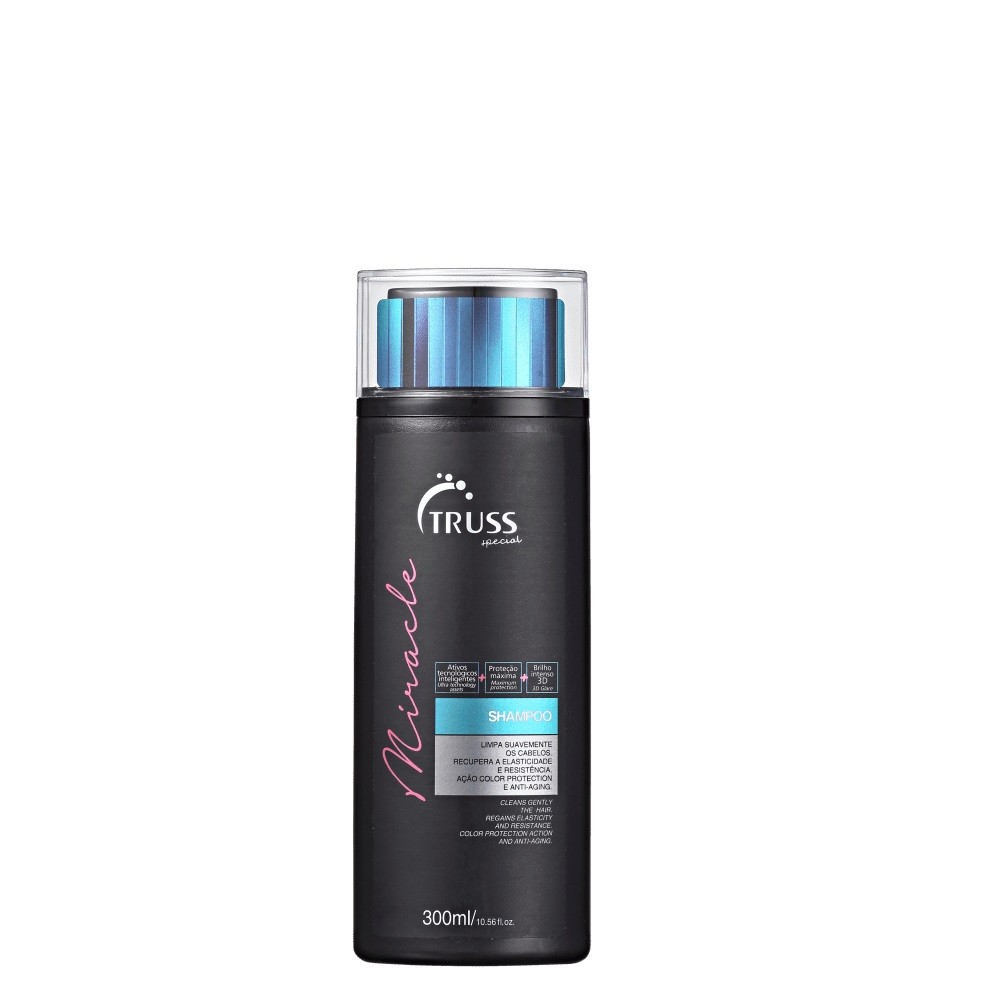 Truss Miracle Shampoo 300ml - Brilho e Resistência 1 Truss Miracle Shampoo 300ml - Brilho e Resistência