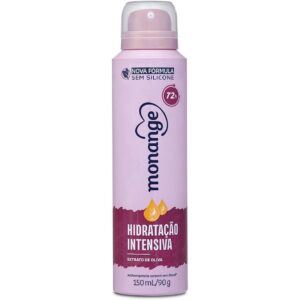 Deso Antitranspirante Monange Aerossol Hidratação Intensiva150ml