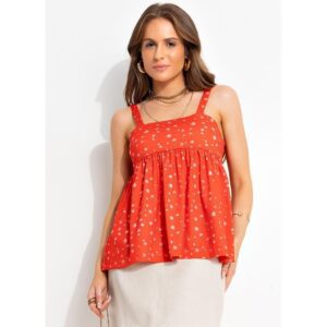 Blusa Malha Feminina Liberty Vermelho