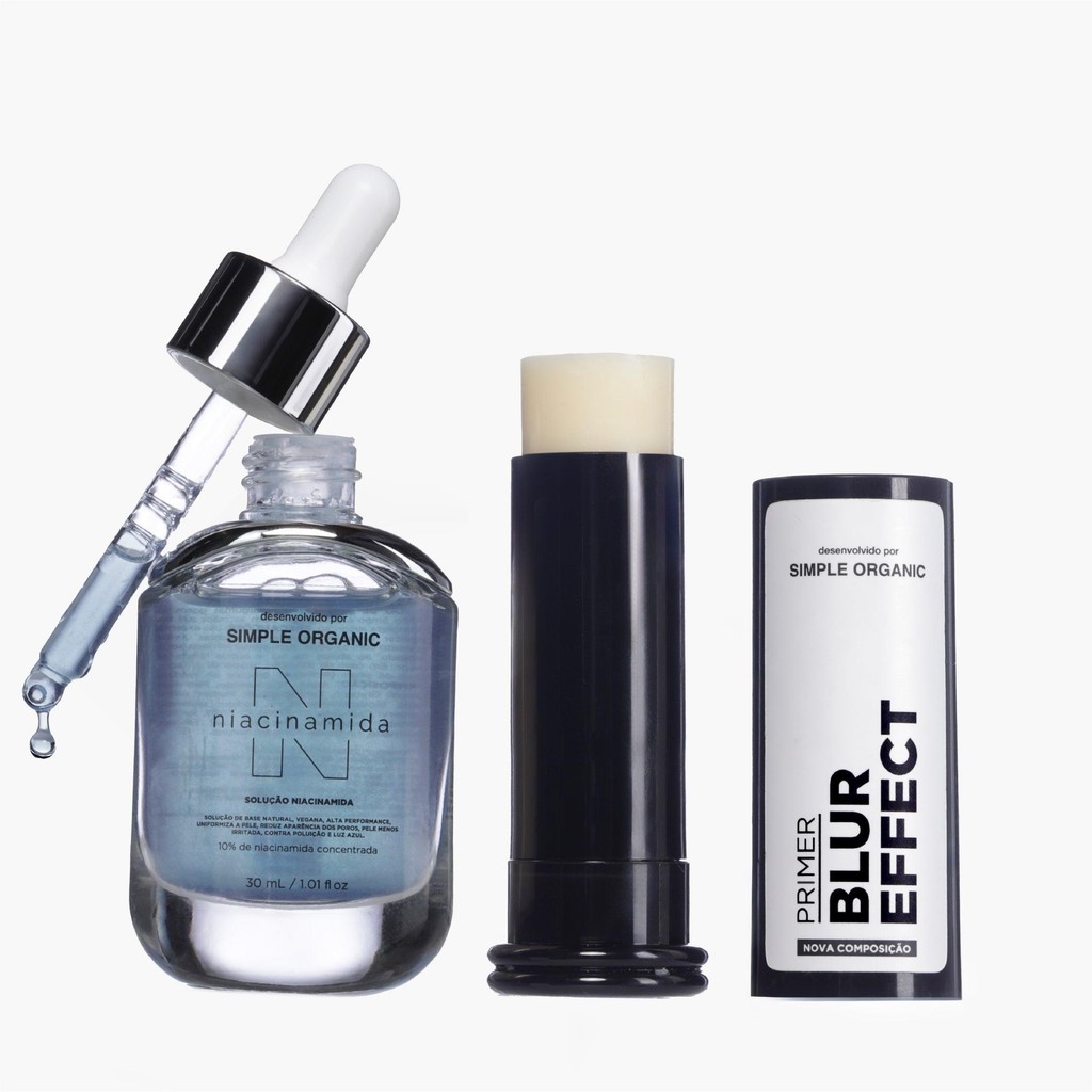 Kit Pele Uniforme Niacinamida 24/7 1 Kit Pele Uniforme 24/7 Simple Organic