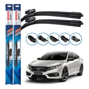 Par Palheta Limpador Honda Civic 2017 A 2024 Multiclip Bosch