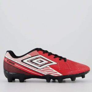 Chuteira Campo Umbro Vermelha Masculina