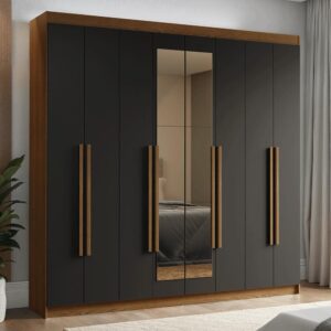 Guarda-Roupa Casal 8 Portas Espelho Madesa