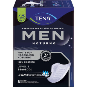Absorvente Tena Men Level 3 Noturno Com 8 Unidades