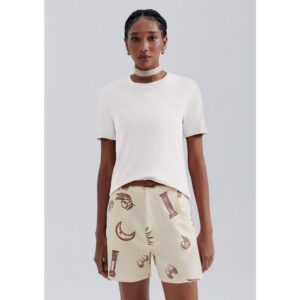 Blusa Feminina Manga Curta Malha Suedine