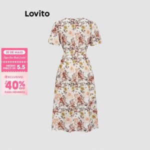 Vestido Floral Boho Feminino Alargado