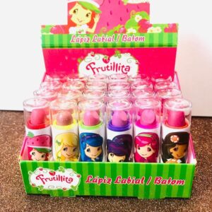 Batom Infantil Turma Moranguinho - Kit 6 Unidades