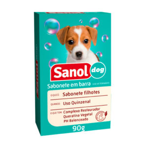 Sabonete em Barra Filhotes 90 g - Sanol Dog