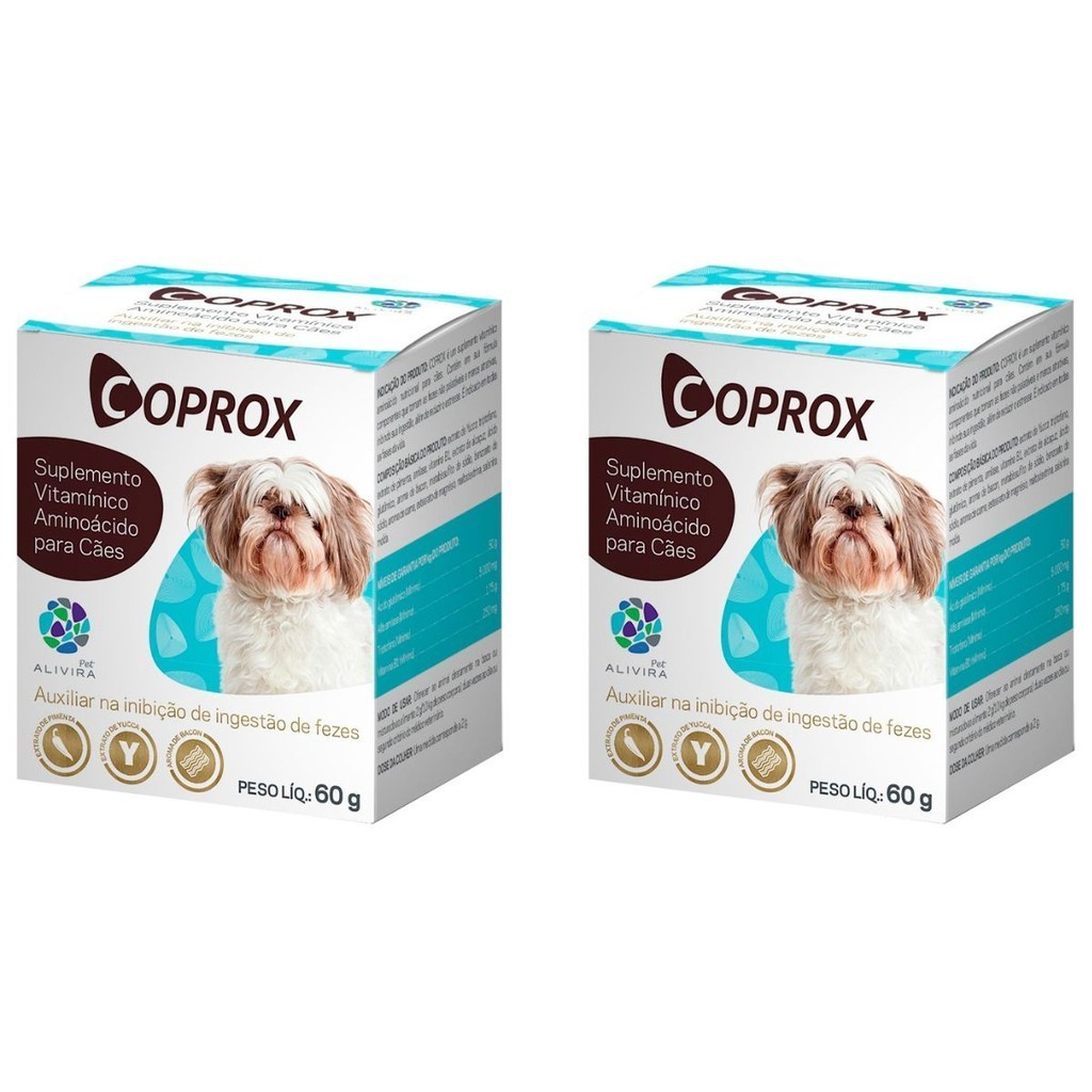 Coprox Duprat C?es - Anty Coprofagia 60g 1 2 Coprox 60g Suplemento P/ Cães Coprofagia Duprat - Nourrie