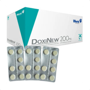 DoxiNew 200 mg World para Cães e Gatos - 3 Blíster