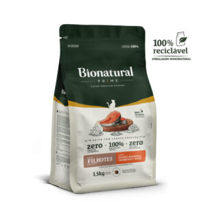 Ração Bionatural Prime Gatos Filhotes Salmão 1,5kg
