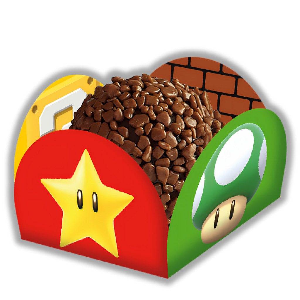 Porta Forminha Super Mario Bros - Festcolor 1 Porta Forminha Super Mario Bros - Festcolor